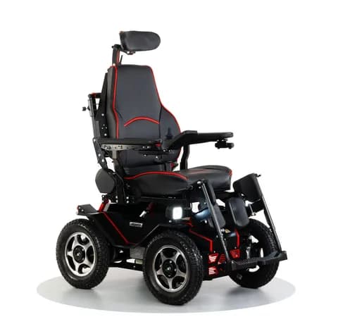 Кресло-коляска с электроприводом вездеход Caterwil Ultra 4WD