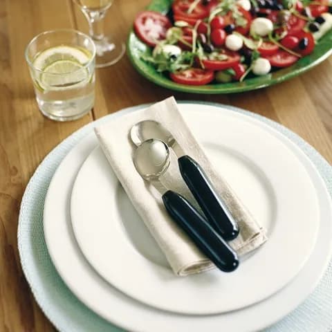 Легкая угловая ложка с толстой ручкой