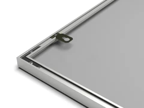 Алюминиевая рамка серебро 500х600